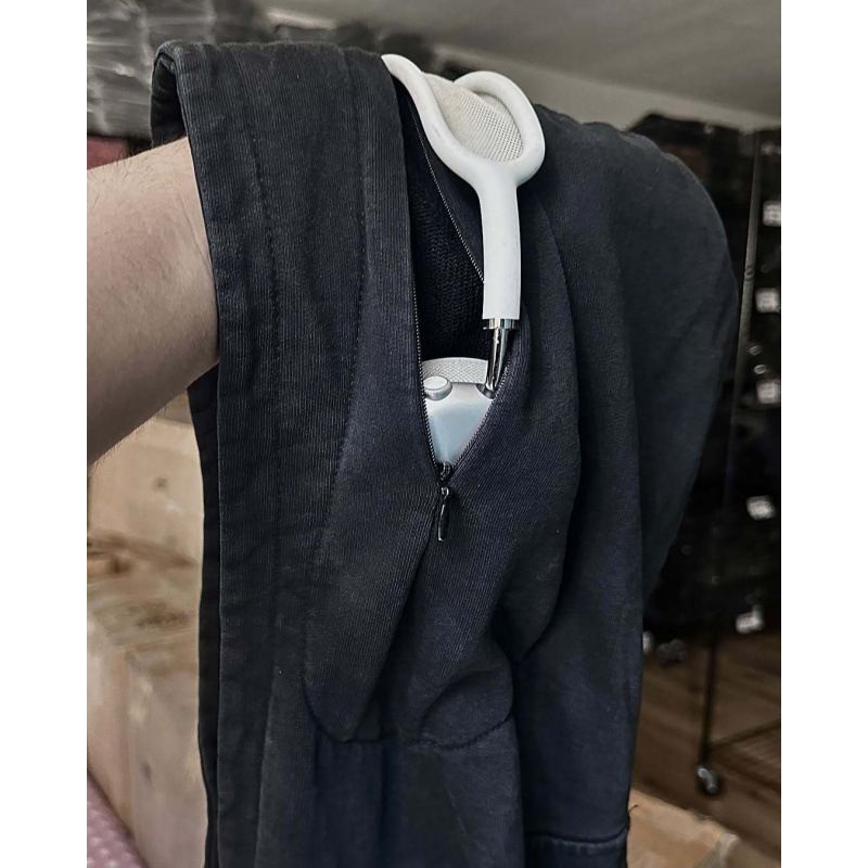 Men's Clothing Personalized Zipper Funny Musical Note Style Street Retro Men's And Women's Hoodies Foaming American Zipper Sweater Jacket_viptrois.com