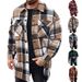 New Men's Jacket Shirt Casual Sports Long Button Double Pocket Windbreaker_viptrois.com
