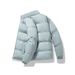 Men's Winter Padded Jacket - Thick Warm Quilted Coat, Loose Fit Casual Outerwear For All-Day Comfort (Black, Pink, Khaki, Light Blue)_viptrois.com