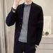 Loom 2024 Autumn Winter New Knitted Cardigan Shop Owner Style Jacket European Station Men's Sweater Trend_viptrois.com