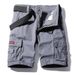 Men's Clothing Work Shorts Men Summer New Style Washed Solid Color Multi Pocket Casual Pants Pure Cotton Six Point Sports Men's Pants_viptrois.com