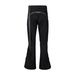 Men's women's autumn and winter urban RO style spiral track twisted large zipper banana trousers black jeans_viptrois.com