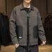 Spring And Autumn New Collar Men's Slim Fit Korean Version Top Jacket Internet Celebrity Same Style Casual Thin Coat_viptrois.com