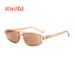 New Rectangular Hollow Double Beam Anti Ultraviolet Sunglasses Sunscreen Reading Glasses_viptrois.com