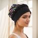 New Milk Silk With Diamond Shaped Sequin Braid Hat African Hat Muslim Hat_viptrois.com