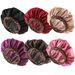 High stretch leopard-print elastic nightcap Single colored tee cap Fashion women's chemo cap Hair cap_viptrois.com