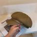 Woolen Octagonal For Women 2024 Autumn Winter Literary Melard Painter Hat Face Slimming Versatile Beret_viptrois.com