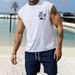 Men's Sports Fitness Vest Muscle Training Shirt Spring And Summer Tight Sleeveless Inner Top_viptrois.com