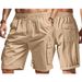 Men's Tactical Cargo Shorts – Outdoor Military-Inspired Workout Shorts With Multiple Pockets – Stretch Polyester Beach & Hiking Shorts_viptrois.com