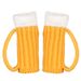 3D Beer Cup Wool Gloves - Fun & Warm Half-Finger Knitted Gloves For Men & Women (Color Matching, Autumn & Winter Essential)_viptrois.com
