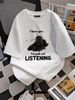 Black Russian Terrier Dog I Hear You Not Listening T Shirt Slightly Soft Homme Unisex Graphic Summer Comfortable Top For Everyday Wear Fashion_viptrois.com