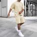 Men's Clothing Men's Summer T Shirt Workwear Shorts Sports Suit Men_viptrois.com