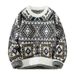 Pure Men's Crew Neck Sweater 2025 Winter New Fashion Casual Jacquard Versatile Warm Knitwear For Teenagers_viptrois.com