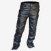 Men's Clothing color PU strap casual men's leather pants _viptrois.com