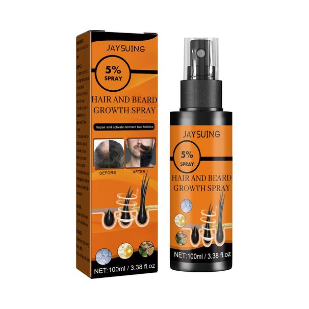 Jayswing Growth spray Men's Beard Dense Care Fluid Toughening Hair Quality Prevention_viptrois.com