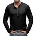 Pulse European And American New Men's Long Sleeve Multiple Button Polo Shirt 3D Digital Print Fashion Casual Sports_viptrois.com