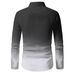 Men's Formal Casual Shirts Spring And Autumn Cross Border Hot Selling Digital Printing Gradient Color Comfortable Breathable Lapel Tops_viptrois.com