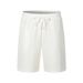 Men's Heavyweight Twisted Jacquard Shorts - Solid Color Casual Loose Fit Summer Shorts_viptrois.com