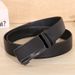 Men's Leather Belt, Top Layer Cowhide Automatic Buckle Genuine Leather Belt, Korean Style Business Genuine Leather Belt For Men_viptrois.com