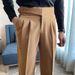 Factory Direct Sales Italian Naples Trousers Men's Casual Trousers Tony Teacher High End High Waist Suit_viptrois.com