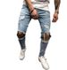 Men's Jeans, New Ripped And Slim Fit Men's Clothing, Small Leg Pants, Long Pants_viptrois.com