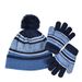 Kids' scarf, hat & glove sets Children's hat and gloves two-piece winter plus fleece warm children's five-finger knitted winterproof suit_viptrois.com