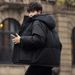 Men's Clothing Couple's Winter New Short Thickened Jacket For Men's Trendy Brand Wide Collar Hong Kong Style Old Flower Down Jacket For Men And Women_viptrois.com
