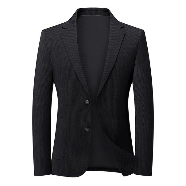 Casual Elastic Slim Fit Jacquard Skin Friendly Breathable Houndstooth Hanging Feeling, No Ironing And Wrinkle Resistant_viptrois.com