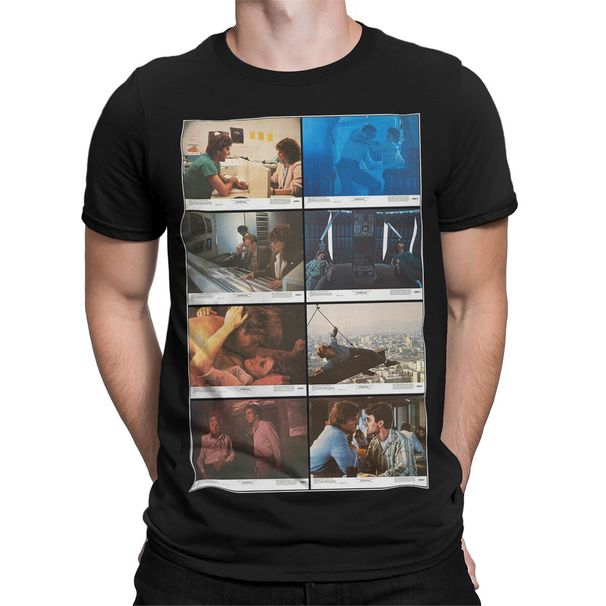Vintage Film Stills 1980s Cinema Scenes Mens Womens Graphic Tee Shirt_viptrois.com