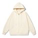 Heavy Hooded Cardigan Sweater Men's And Women's Custom Trendy Brand Loose Sports Team Building Cultural Shirt 280g Fleece Sweater Men's_viptrois.com