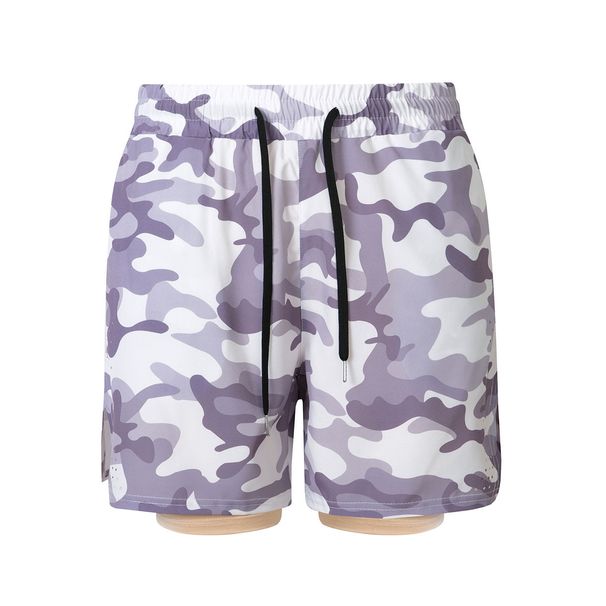 Men's Clothing Men's Summer Sports Casual Breathable Double Camouflage Drawstring Jogger Shorts For Formal & Casual For Men_viptrois.com