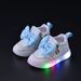 Children's Shoes New Spring And Autumn Girls Princess Led Light Up Small And Medium Girls Casual Bow Sports Soft Bottom Shoes_viptrois.com