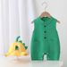 Baby Summer Thin Sleeveless One Piece Clothes Baby Super Cute Cartoon Stylish Romper Full Moon Hundred Days Crawling Clothes Summer Clothes_viptrois.com