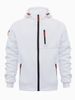 Loom Cross-Border Hot Sale European And American Men's Hoodie Casual Sports Arm Zipper Multi-Pocket Cardigan Sweatshirt_viptrois.com