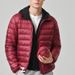 Korean-Style Slim Fit Men's Lightweight Down Jacket – 550FP 100% White Duck Feather Hooded Coat, Machine-Washable & Windproof, Streetwear Essential_viptrois.com