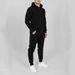New Fashion Hoodie & Jogger Set - Fleece-Lined, Zip-Up Hooded Sweatshirt With Matching Pants For Men & Women (Multiple Colors & Sizes)_viptrois.com