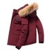 Winter New Fashion Cold Clothing Men's Thickened Fur Collar Casual Versatile Jacket_viptrois.com