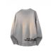 V-neck Letter Jacquard Knitted Sweater, Warm Long Sleeved Sweater, Versatile Thread Jacket_viptrois.com