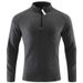 Autumn Outdoor Jacket For Men, Stretchy, Quick Drying, Breathable, And Warm With Fleece, Standing Collar Long Sleeved A37_viptrois.com