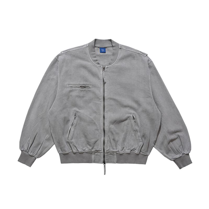 Spring American Style Stand Collar Baseball Jacket Cool And Handsome Coat_viptrois.com