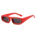 Men's Sunglasses Fashion Small Square Frame Sunglasses Metal Plastic PC Mixed Rectangular Personality Wide Leg Sun Protection Sunglasses For Women_viptrois.com