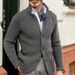 Loom Cross-Border Europe D Americ Men's Jacket Slim Fit Suit Std Collar Knitted Sweater 2025 Autumn Winter New_viptrois.com