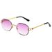 Fashion Frameless Metal Sunglasses - Small Frame (Trendy Unisex Glasses For Women & Men)_viptrois.com