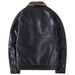 Bacalin Premium Faux Leather Jacket - Winter Fleece-Lined PU Coat With Stand Collar (Black/Brown) For Men & Women_viptrois.com