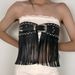 Bohemian Western Fringe Belt - Handcrafted Adjustable Cowgirl Waistband For Hippie & Y2K Fashion_viptrois.com