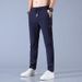 Men's Clothing Large Size Fashion Spot Straight Pants_viptrois.com