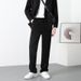 Ice Silk Pants Men's Summer Thin Loose Casual Pants Men's Straight Suit Pants Summer Solid Color Pants_viptrois.com