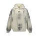 Men's Distressed Washed Hoodie With Spray Print - Post-apocalyptic Streetwear Style, Oversized Fit, Cotton Blend, Unisex Pullover Sweatshirt_viptrois.com