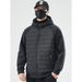Lightweight Quilted Puffer Jacket – Slim-Fit Hooded Coat For Men (Black/Grey/White)_viptrois.com