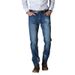 Spring And Autumn High Elastic Business Jeans Men's Loose Straight Box Fattened Plus Size High Waist Jeans Men's Slim Fit_viptrois.com